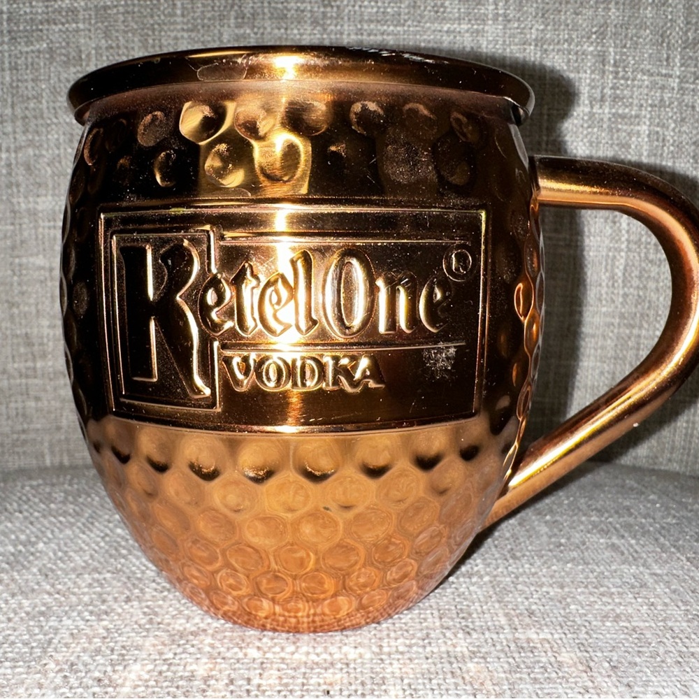 Ketel One Hammered Moscow Mule Bar Vodka Mug Coffee Tea Mug Nolet Distillery